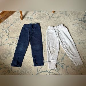 2 pairs of Hanna Andersson boys pants 100 cm US 4 / Canvas & Jogger